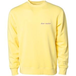 Dear Reader Yellow Sweatshirt